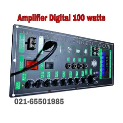 آمپلی فایر دیجیتال 100 وات 220 ولت برد بلوتوث با آمپیلی فایر 2023