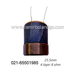 سیم پیچ باند 25.5 چهار دور 8 اهم سیم پیچ اسپیکر  بوبین یک اینچ