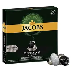کپسول جاکوبز Espresso 12 (Ristretto) بسته 20 عددی - فروشگاه آنلاین تهران کافی %