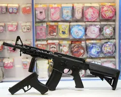 تفنگ ساچمه ای M4A همراه کلت