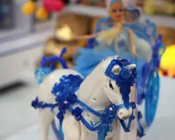کالسکه باربی با اسب