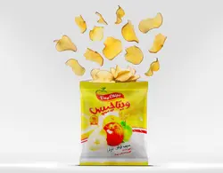 چیپس سیب ترش 25 گرمی ویژه مدارس