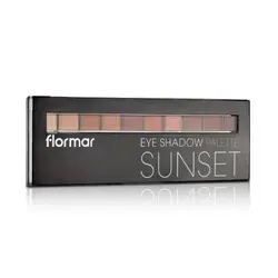 پالت سایه 10 رنگ فلورمار سان ست Flormar Sunset Eyeshadow Palette