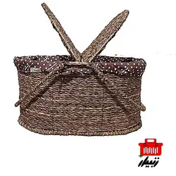 سبد مسافرتی بیضی وودمن