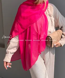 شال حریر پولک دوزی وارداتی 12169