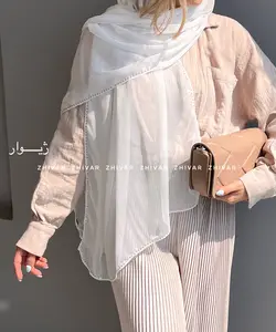 شال حریر پولک دوزی وارداتی 12169