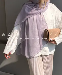 شال حریر پولک دوزی وارداتی 12169