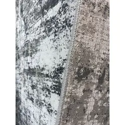 فرش ماشینی آرمانی مدل مدرن کد 7107 زمینه طوسی