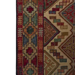گلیم دستباف دو و نیم متری طرح سوزنی مدل H18