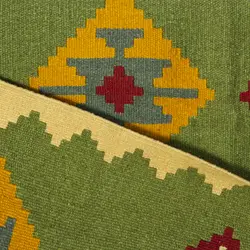 گلیم دستباف سه متری طرح هندسی مدل H54