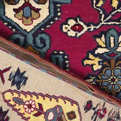 گلیم دستبافت دو و نیم متری طرح سوزنی مدل H86