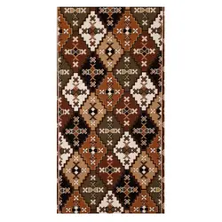 گلیم ماشینی طرح خشتی کد 2220