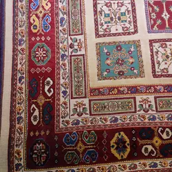 گلیم فرش دستباف سه متری طرح خشتی مدل AA25