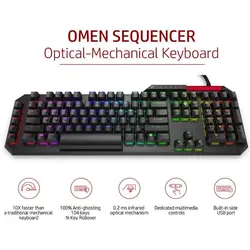 کیبورد مکانیکی گیمینگ اچ پی HP Omen Sequencer