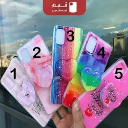 قاب گوشی رزین پاپ سوکت قلبی سامسونگ