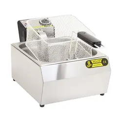 سرخ کن برقی تک لگن 8 لیتری رمتا - تعمیر، مشاوره و فروش تجهیزات کافه