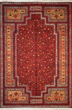 قالیچه لاکی طرح کلاسیک مرینوس