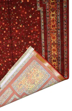 قالیچه لاکی طرح کلاسیک مرینوس