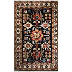 گلیم گبه ساوین تهران 320 شانه پلی استر کد 1112488