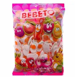 پاستیل میوه ای  ببتو طرح نیمرو  | BEBETO