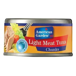 تن ماهی لایت Meat چانکس | light meat tuna American garden
