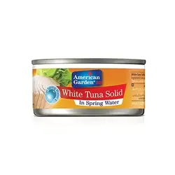 تن ماهی وایت در آب معدنی | white tuna solid American garden