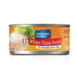 تن ماهی وایت در روغن آفتابگردان | white tuna solid American garden