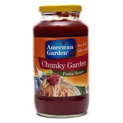 سس پاستا چانکی گاردن امریکن گاردن|chunky garden pasta sauce American garden