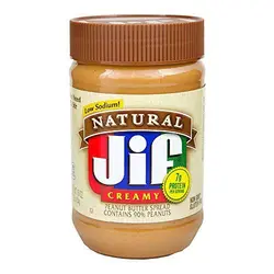 کره ی بادام زمینی  JIF | مدل NATURAL CREAMY