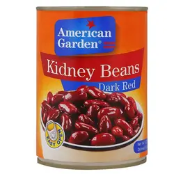کنسرو لوبیا قرمز امریکن گاردن | kidney beans dark red American Garden