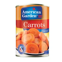 کنسرو هویج اسلایس شده امریکن گاردن | carrot sliced American garden