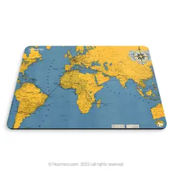 موس پد طرح نقشه جهان مدل MP1116