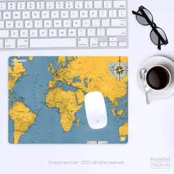 موس پد طرح نقشه جهان مدل MP1116