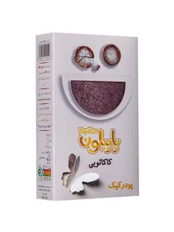 پودر کیک کاکائویی به همراه کاغذ روغنی