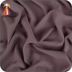 پارچه کرپ حریر کراسی کالباسی تیره