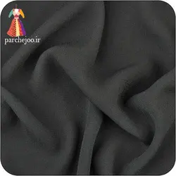 پارچه کرپ حریر ساده نوک مدادی