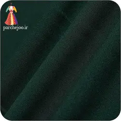 پارچه کرپ حریر کراسی سبز لجنی