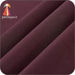 خرید پارچه کرپ حریر ساده زرشکی تیره