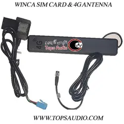 مانیتور فابریکی پژو 405 و پژو پارس وینکا اس 300 مدل کاربری RG سیم کارت خور