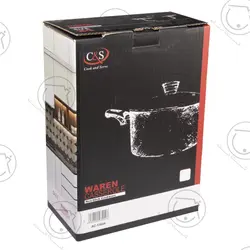 قابلمه سی اند اس مدل وارن سایز 24 با درب شیشه ای کد 6301045