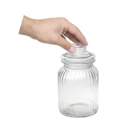 بانکه شیشه ای سایز متوسط کد 4302