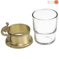 سرویس چای خوری برنجی ایران کادو کد 8013