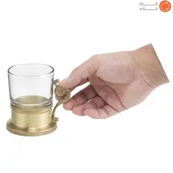 سرویس چای خوری برنجی ایران کادو کد 8013