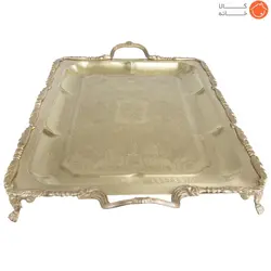 سینی پایه دار برنجی ایران کادو کد 302
