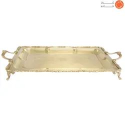 سینی پایه دار برنجی ایران کادو کد 302