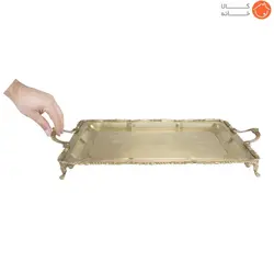 سینی پایه دار برنجی ایران کادو کد 302