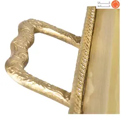 سینی برنجی مستطیل ایران کادو کد 201M