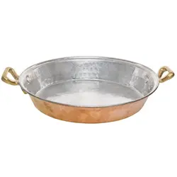 ماهیتابه دو دسته مسی کد 91