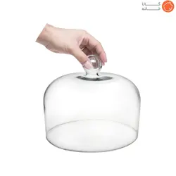 درب کیک خوری بلوری 23 سانت کد 6301