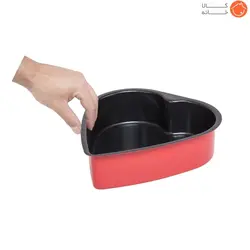 قالب کیک تفلون طرح قلب – سایز متوسط